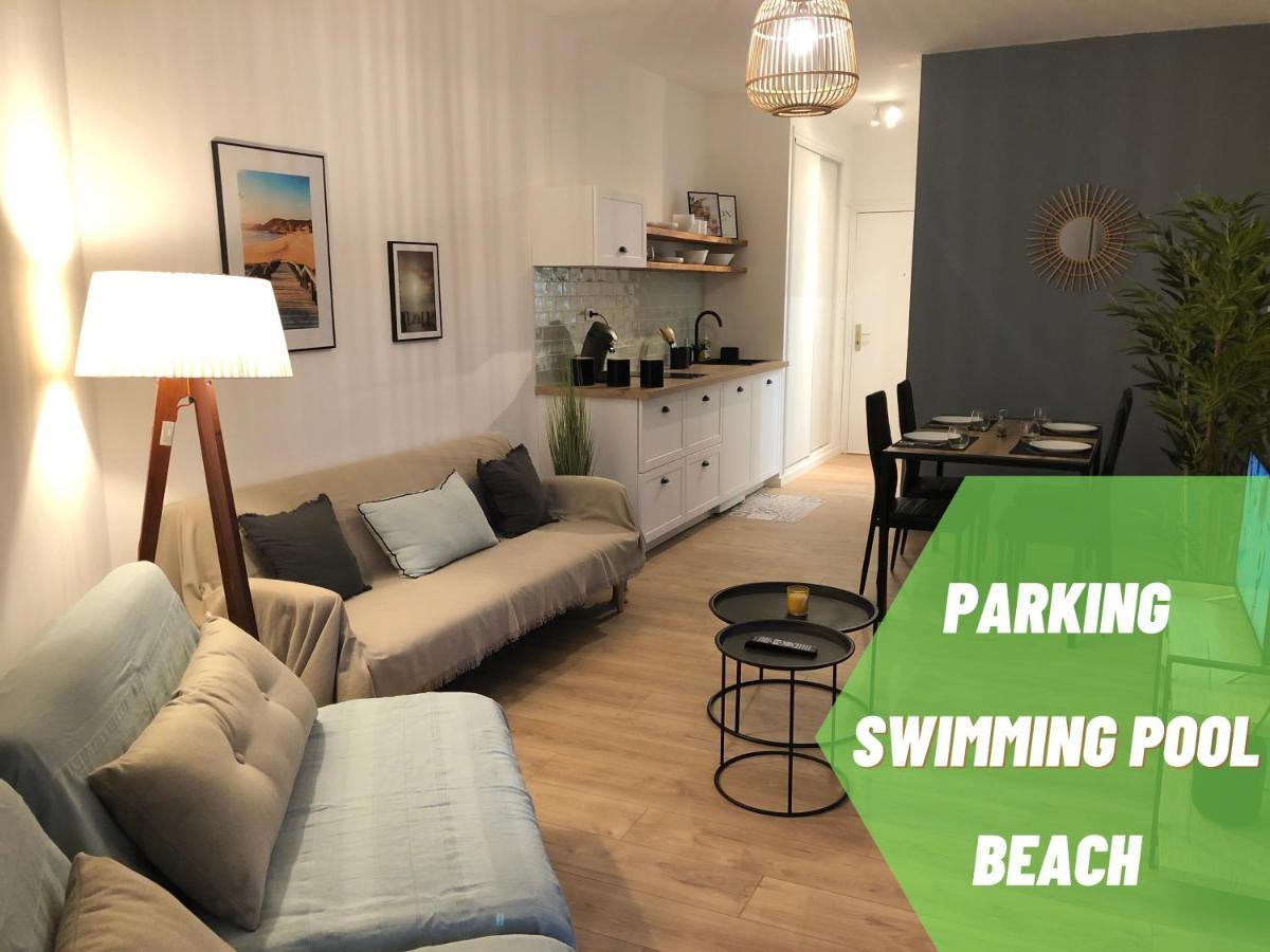 Studio bord de mer - Piscine - Plage San-Nicolao Eksteriør bilde